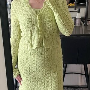 Joe Fresh Dress and Cardi Matching Set